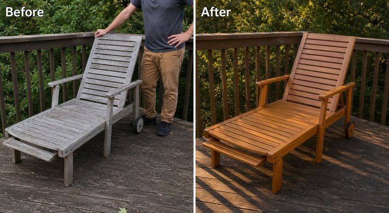 Turning tired wood into outdoor furniture you actually want to show off!