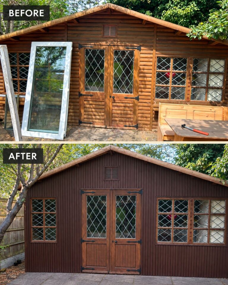 🏡 From tired summer house to garden standout!